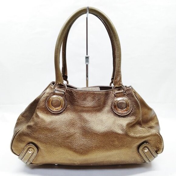 Etro Hand Bag Gold Leather 4731012 - Picture 1 of 9
